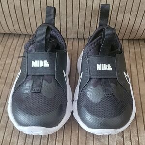 Nike Baby Black Slip-On Shoes